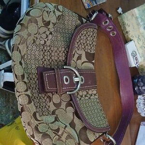 Authentic Vintage Coach Wrist Handbag